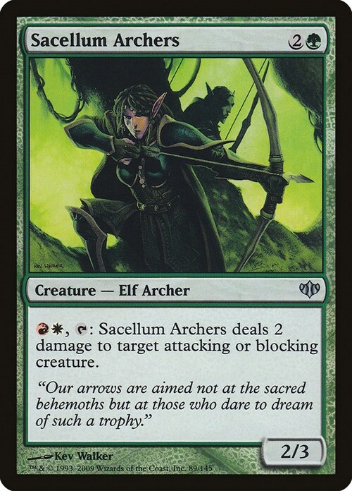 Sacellum Archers Card Front