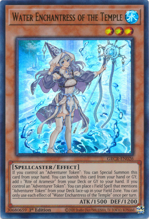 Water Enchantress of the Temple Card Front