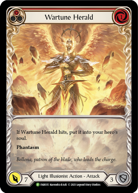 Wartune Herald - Red Card Front