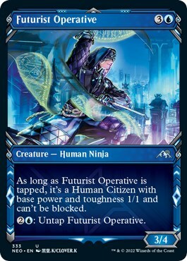 Futurist Operative Card Front