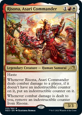 Risona, Asari Commander Card Front