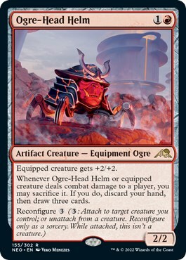 Ogre-Head Helm Card Front