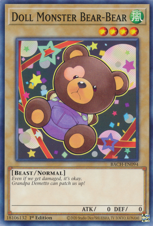 Doll Monster Bear-Bear Card Front