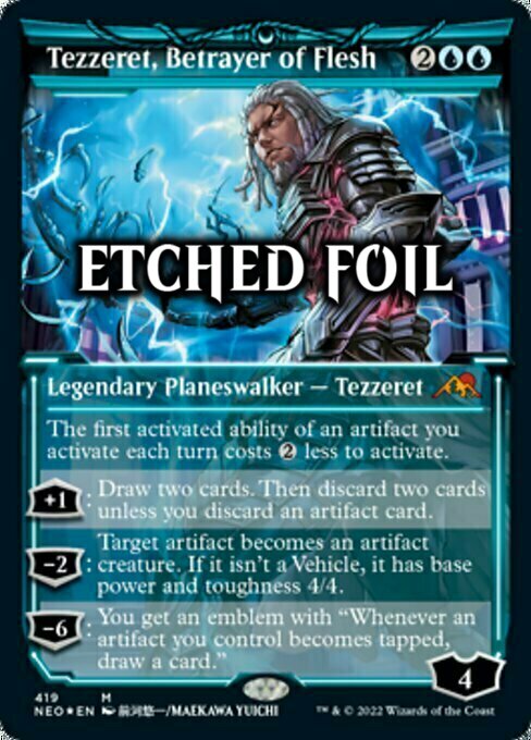 Tezzeret, Betrayer of Flesh Card Front