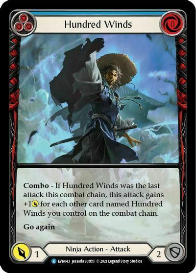 Hundred Winds - Blue Card Front