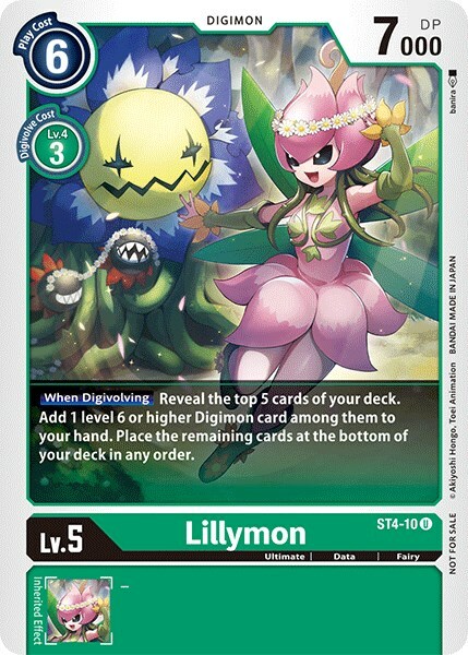 Lillymon Card Front