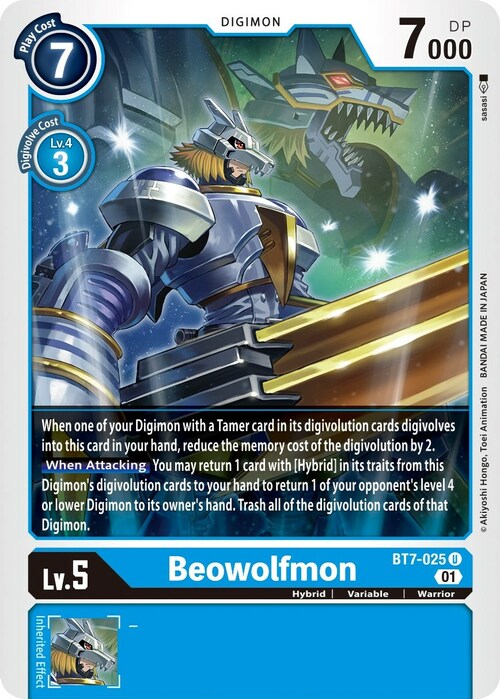 Beowolfmon Card Front