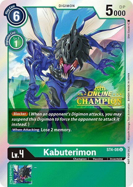 Kabuterimon Card Front