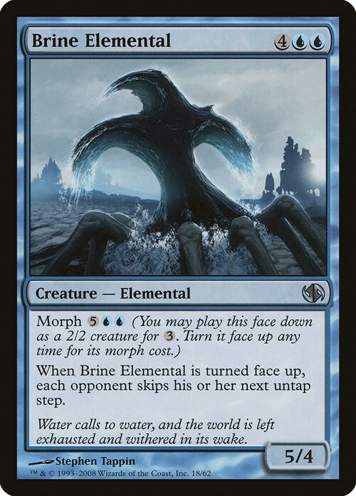 Brine Elemental Card Front