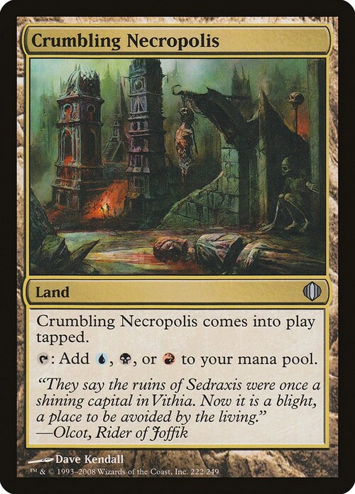 Crumbling Necropolis Card Front