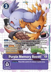 Purple Memory Boost!