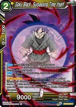 Goku Black, Surpassing Time Itself Card Front