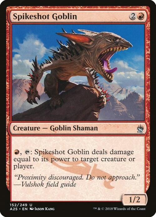 Spikeshot Goblin Card Front