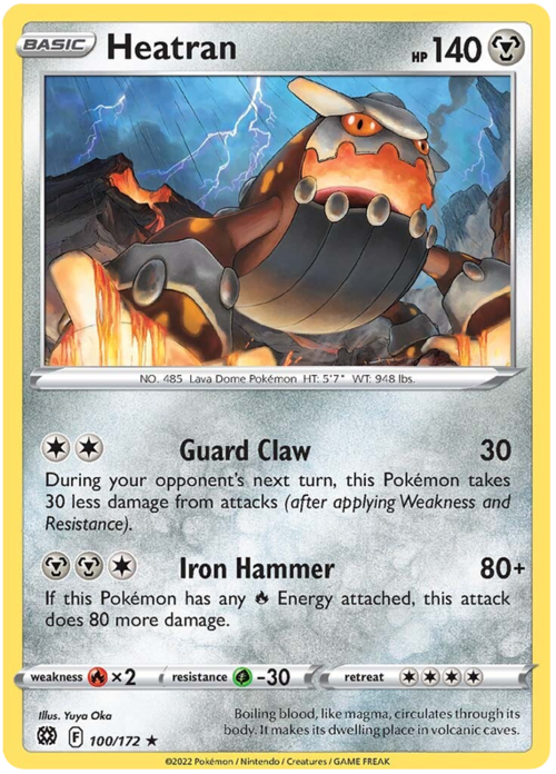 Heatran Card Front