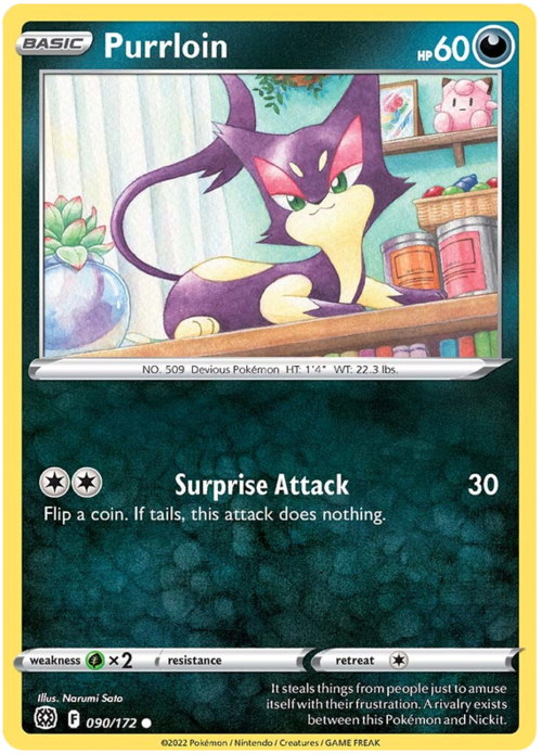 Purrloin Card Front