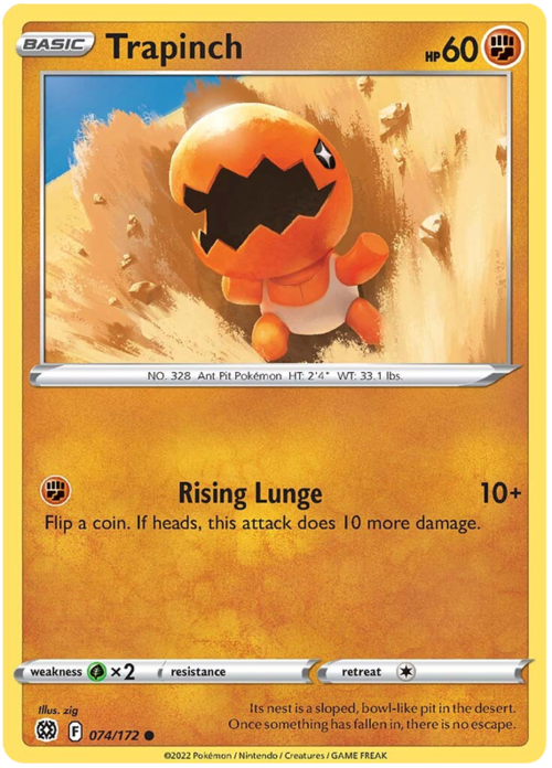 Trapinch Card Front