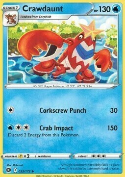 Crawdaunt Card Front