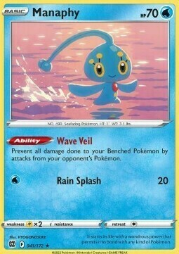 Manaphy Card Front