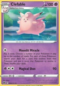 Clefable Card Front