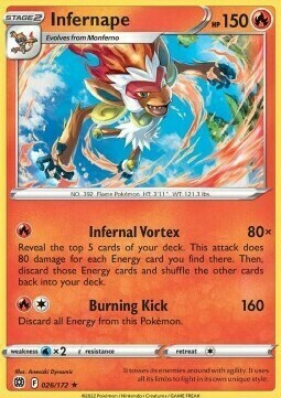 Infernape Card Front