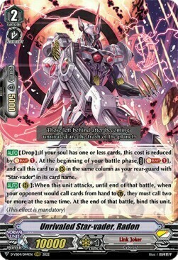 Unrivaled Star-vader, Radon [V Format] Card Front