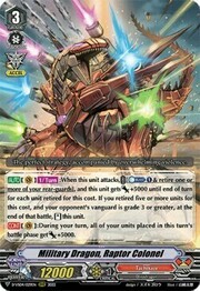 Military Dragon, Raptor Colonel [V Format]