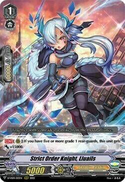 Strict Order Knight, Liuails [V Format] Card Front