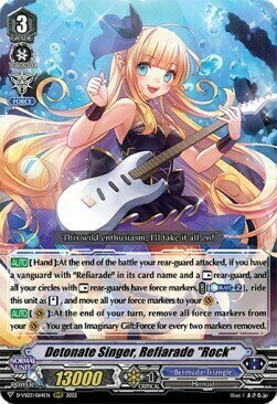 Detonate Singer, Refiarade "Rock" Card Front