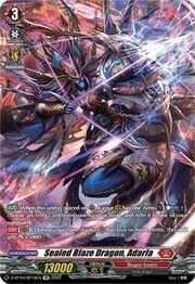 Sealed Blaze Dragon, Adarla [D Format]