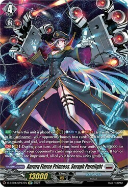 Aurora Fierce Princess, Seraph Purelight [D Format] Card Front