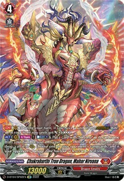 Chakrabarthi True Dragon, Mahar Nirvana [D Format] Card Front