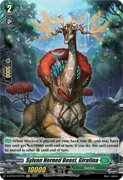 Sylvan Horned Beast, Girafina [D Format] Card Front