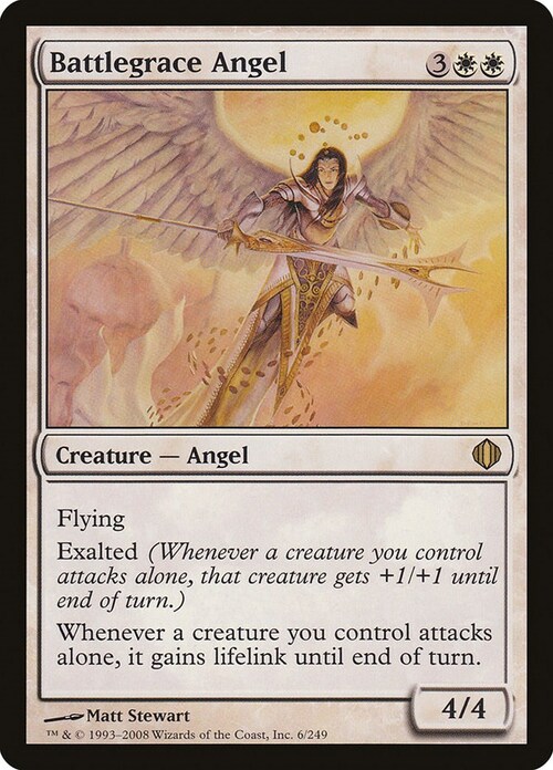 Battlegrace Angel Card Front