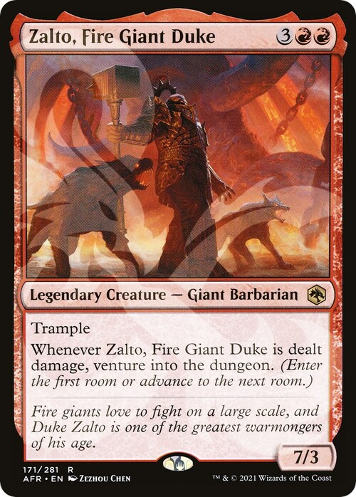 Zalto, Fire Giant Duke Card Front