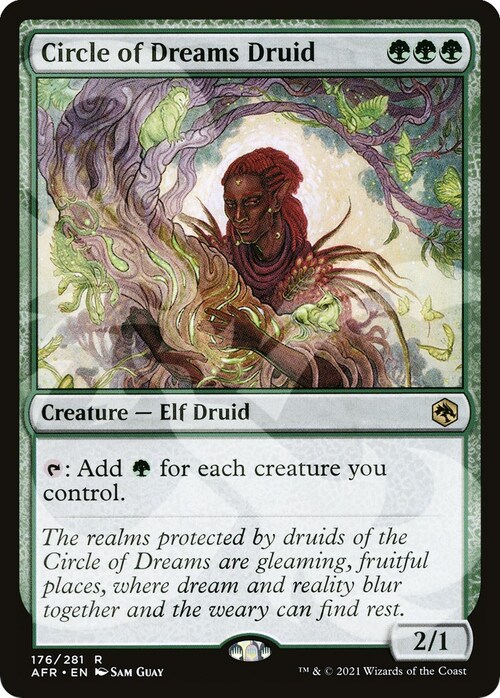 Circle of Dreams Druid Card Front