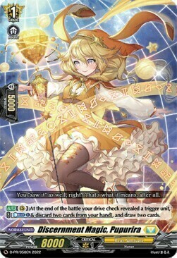 Discernment Magic, Pupurira [D Format] Card Front