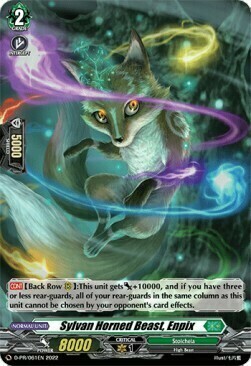 Sylvan Horned Beast, Enpix [D Format] Card Front