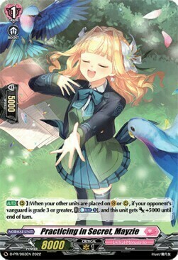 Practicing in Secret, Mayzie [D Format] Card Front