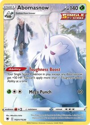 Abomasnow [Toughness Boost | Mega Punch]