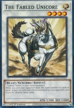 Il Favoloso F. Unicorno Card Front