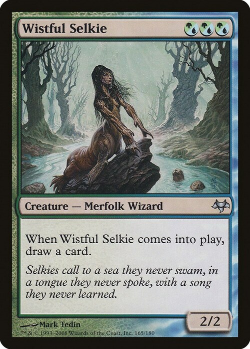 Wistful Selkie Card Front