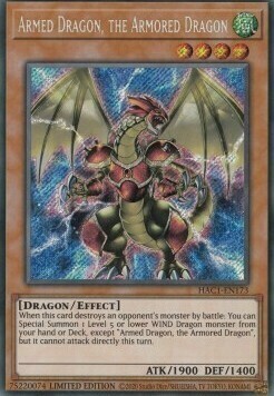 Armed Dragon, the Armored Dragon Card Front