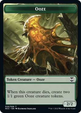 Ooze // Treasure Card Front