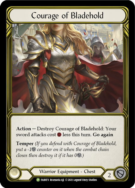 Courage of Bladehold Card Front