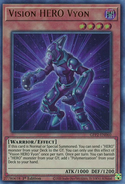 Vision HERO Vyon Card Front