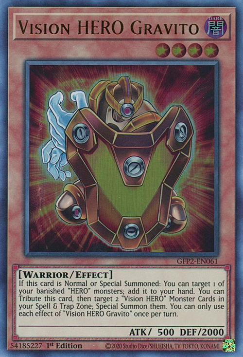 Vision HERO Gravito Card Front