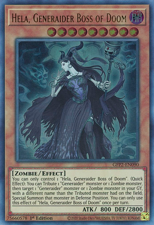 Hela, Generaider Boss of Doom Card Front