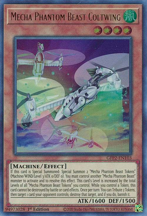 Mecha Phantom Beast Coltwing Card Front