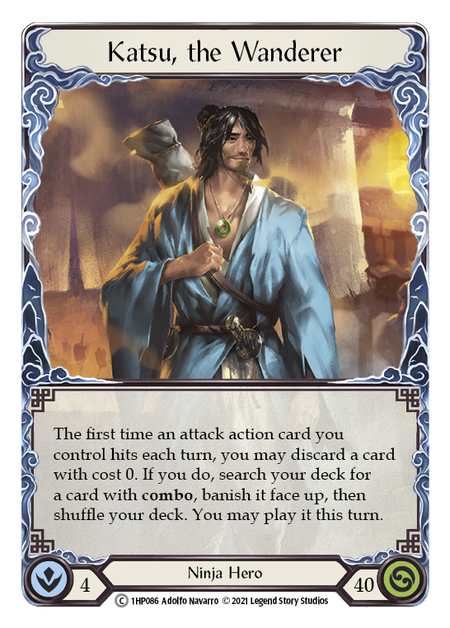 Katsu, the Wanderer Card Front