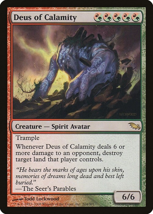 Deus of Calamity Card Front